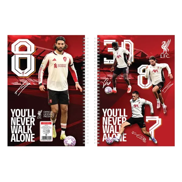 Nebulo: Caiet spiralat Liverpool, liniat, 60 de file, A4, 1 buc. imaginea 4