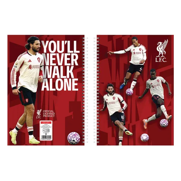 Nebulo: Caiet spiralat Liverpool, liniat, 60 de file, A4, 1 buc. imaginea 5