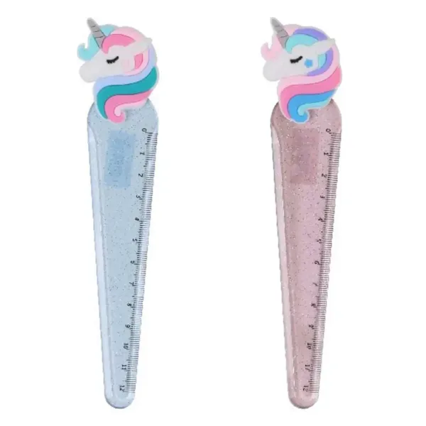 Nebulo: Riglă cu unicorn în două variante, 13 cm imaginea 1