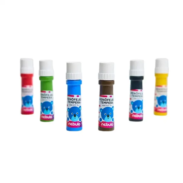 Nebulo: Set de tempera cu aplicator 6x45ml imaginea 2
