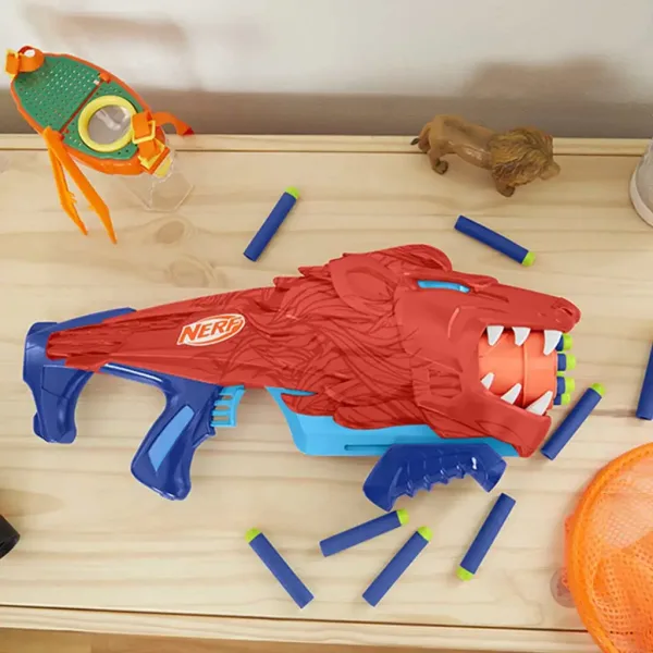 Nerf: Lionfury lansator de burete cu 16 proiectile - Hasbro imaginea 3