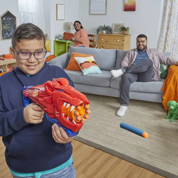 Nerf: Lionfury lansator de burete cu 16 proiectile - Hasbro imaginea 4