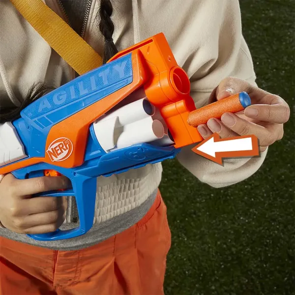 Nerf: N-Series: Agility aruncător de burete cu 12 proiectile - Hasbro imaginea 4