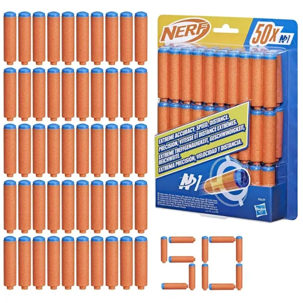 Nerf: N-Series: Set de reîncărcare cu 50 de proiectile din spumă - Hasbro imaginea 2