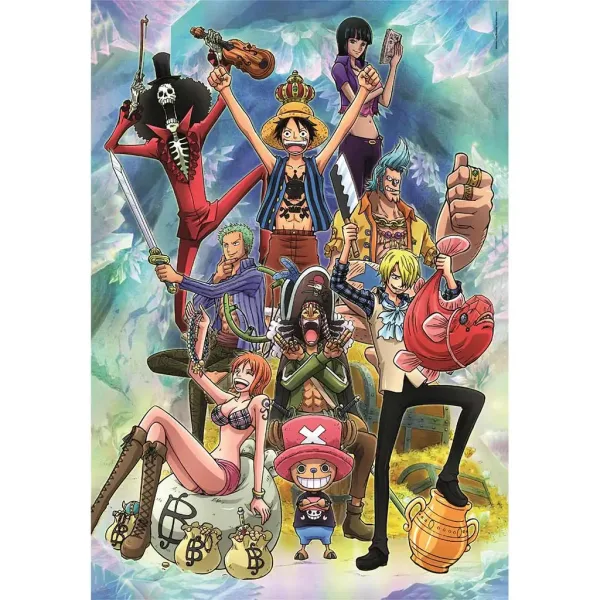 One Piece puzzle compact de 1000 de piese, 50x70cm - Clementoni imaginea 2