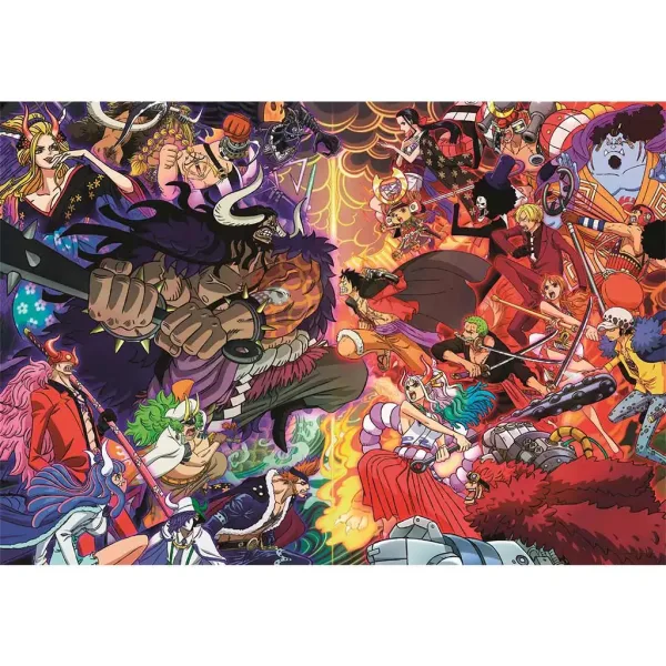 One Piece puzzle compact de 1000 de piese, 70x50cm - Clementoni imaginea 2