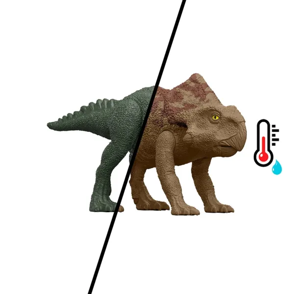Pachet Jurassic World: Dino Reveal Battle Pack cu 2 figurine dinozaur – Mattel imaginea 3