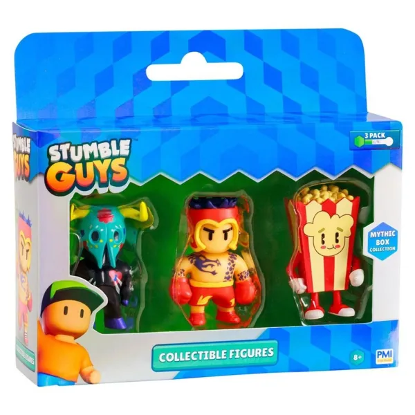 Pachet de 3 mini figurine Stumble Guys, disponibil în mai multe variante, seria 3, 1 bucată imaginea 2