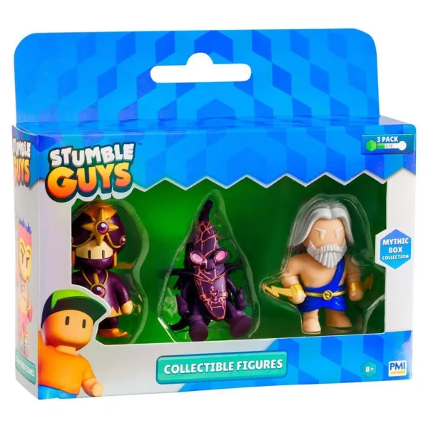 Pachet de 3 mini figurine Stumble Guys, disponibil în mai multe variante, seria 3, 1 bucată imaginea 4