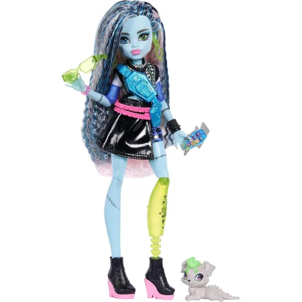 Păpușă Monster High Frankie Stein cu accesorii - Mattel imaginea 2