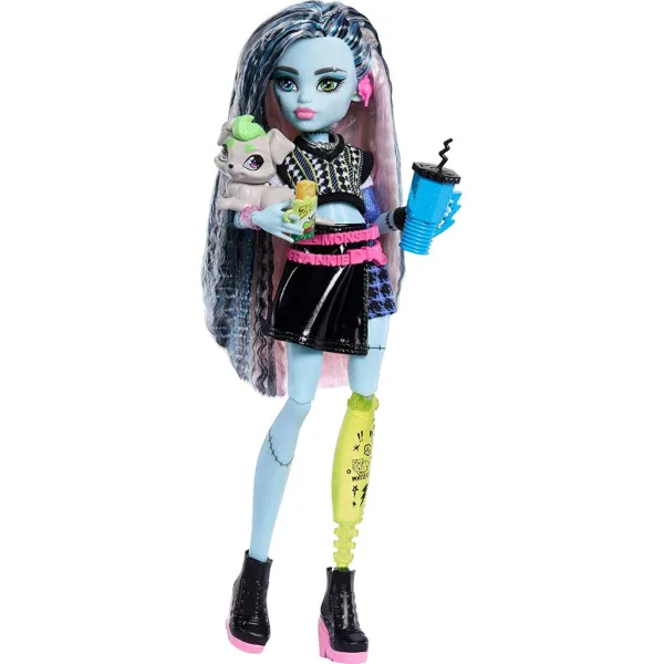 Păpușă Monster High Frankie Stein cu accesorii - Mattel imaginea 3