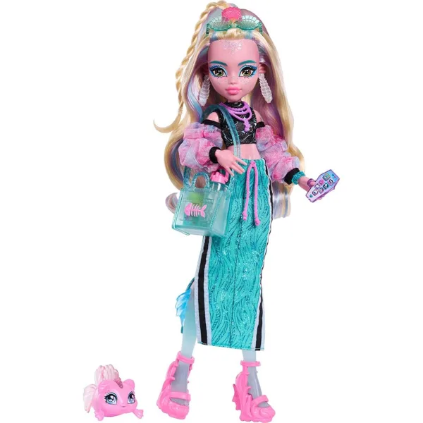 Păpușă Monster High Lagoona Blue cu accesorii - Mattel imaginea 3