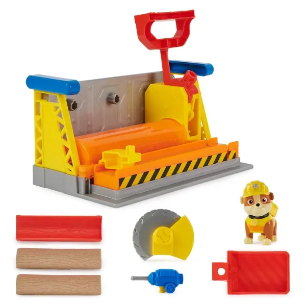 Patrula Căţeluşilor: Rubble și echipa sa - Set de joacă atelier de construcții Rubble - Spin Master imaginea 4
