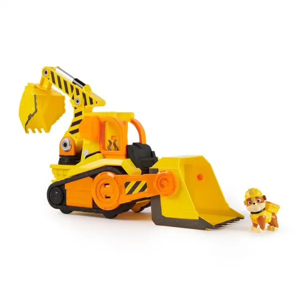 Patrula Cățelușilor: Rubble și echipa sa - Buldozerul deluxe al lui Rubble - Spin Master imaginea 3