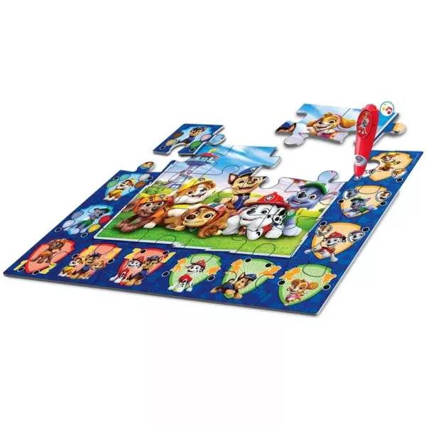 Patrula Cățelușilor puzzle interactiv pentru podea, 24 de piese - Clementoni imaginea 2