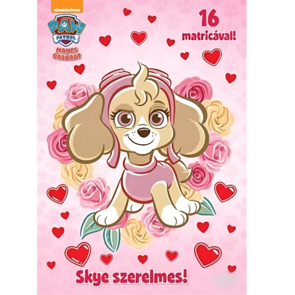 Patrula cățelușilor: Skye este îndrăgostită! carte de colorat cu autocolante imaginea 1