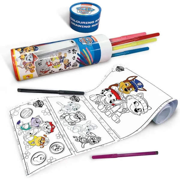 Paw Patrol cilindru de colorat, mai multe tipuri, 1 buc - Lisciani imaginea 2