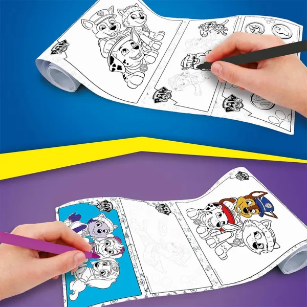 Paw Patrol cilindru de colorat, mai multe tipuri, 1 buc - Lisciani imaginea 3