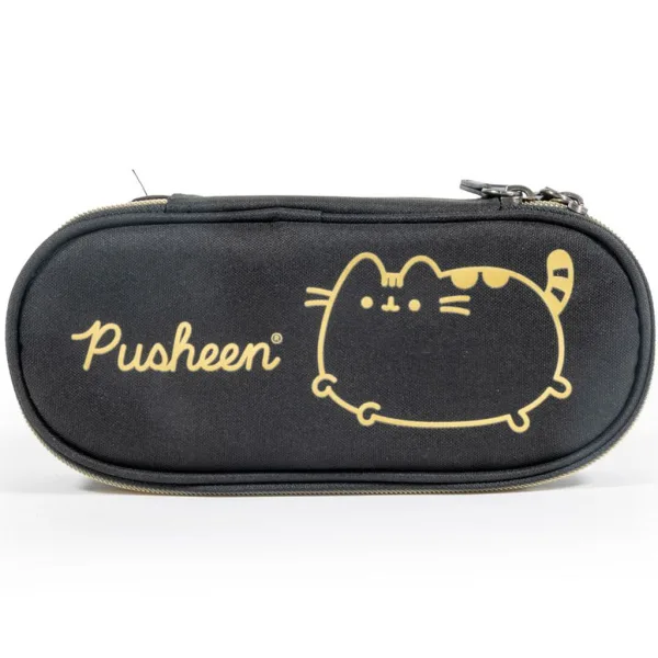 Pernă ovală aurie Pusheen, 20,5x9,5x5 cm imaginea 2