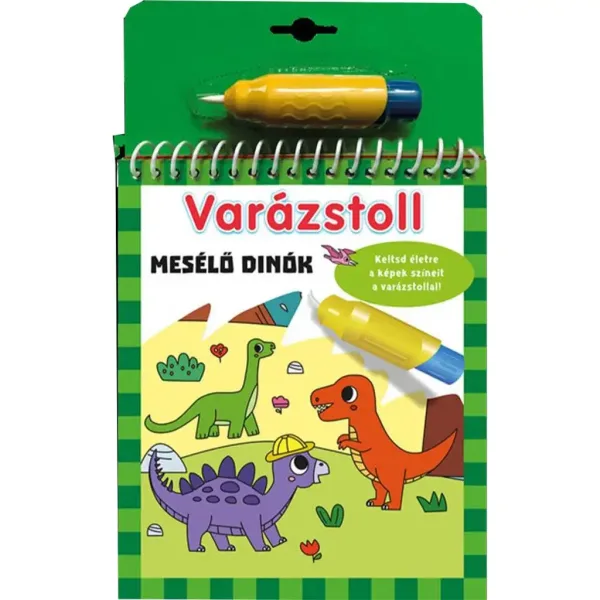Pixie magic: Dinozauri povestitori - carte de colorat imaginea 1