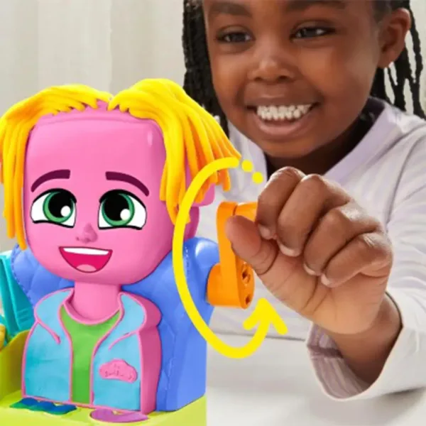 Play-Doh: Salon de coafură cu 6 borcane de plastilină - Hasbro imaginea 3