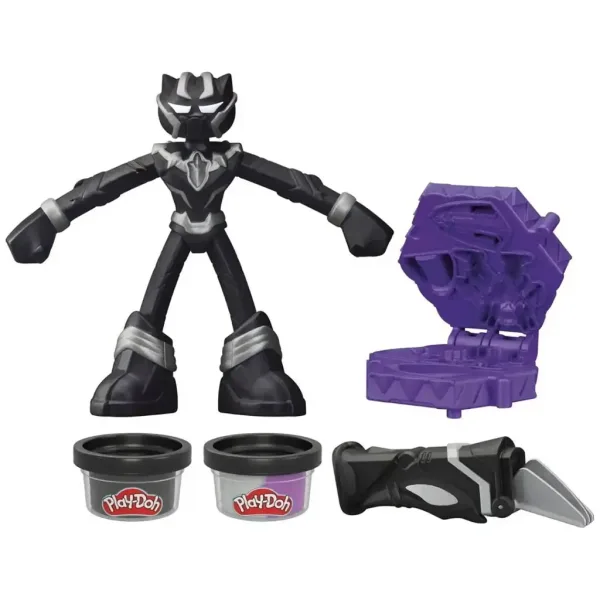 Play-Doh: Set de joacă Marvel Pantera Neagră - Hasbro imaginea 2