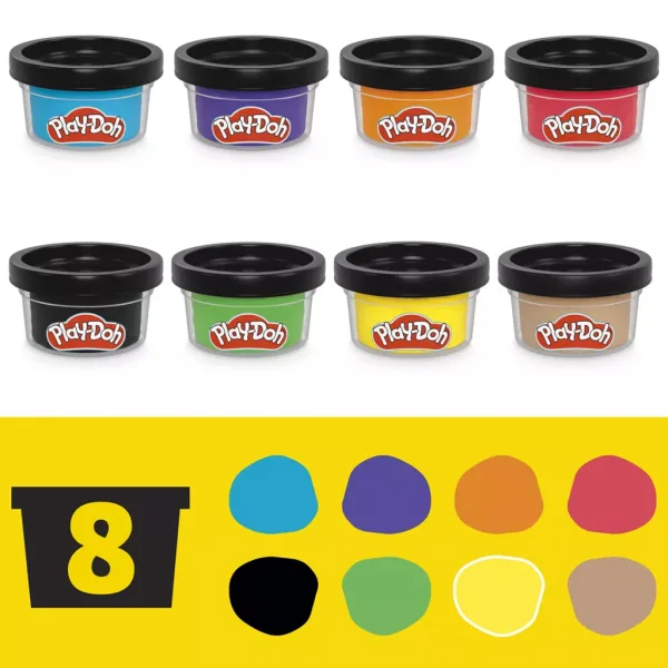 Play-Doh: Set de joacă cu Țestoasele Ninja Cowabunga Creations - Hasbro imaginea 3