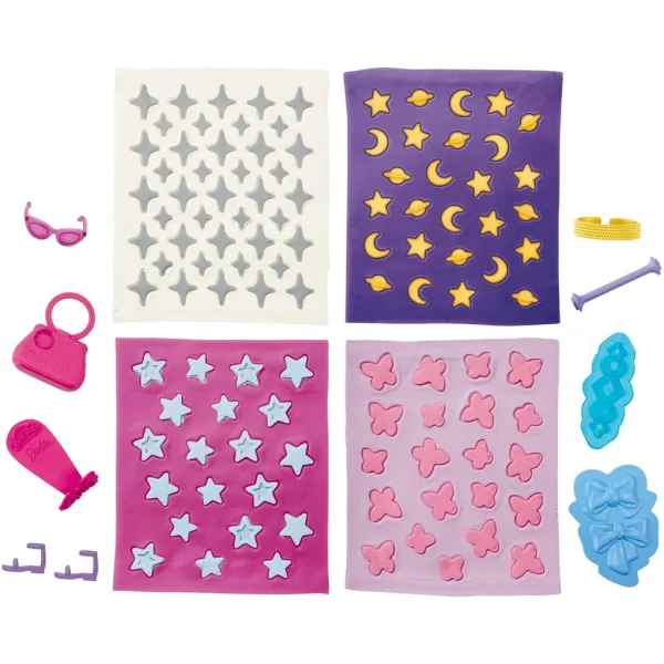 Play-Doh: Set de plastilină Barbie strălucire și pietre prețioase - Hasbro imaginea 5
