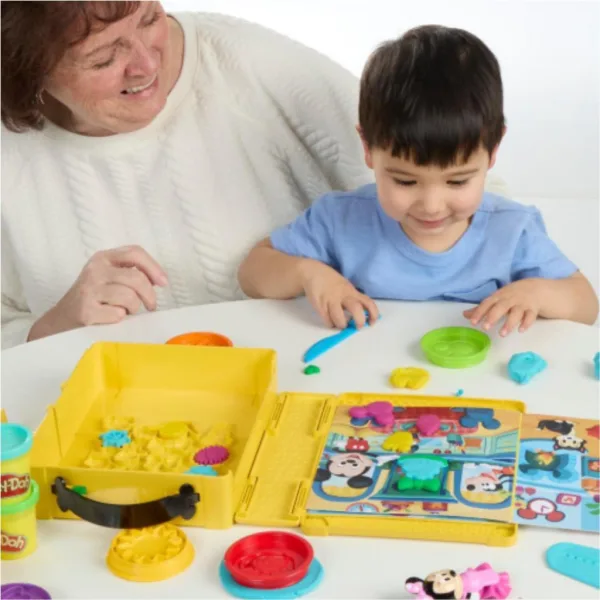 Play-Doh: set de plastilină Disney Jr. Shape a Story - Hasbro imaginea 2