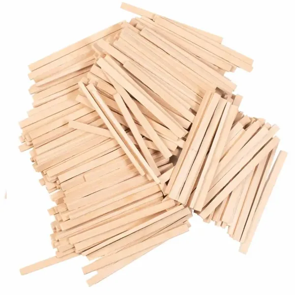 PlayBox: Bețe de lemn decorative 86 x 6 x 3 mm, pachet de 450 bucăți imaginea 1