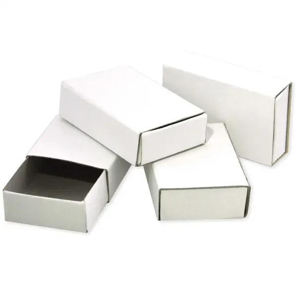 PlayBox: Cutie de chibrituri naturală albă, decorabilă, 55x35x15mm, pachet de 50 bucăți. imaginea 1