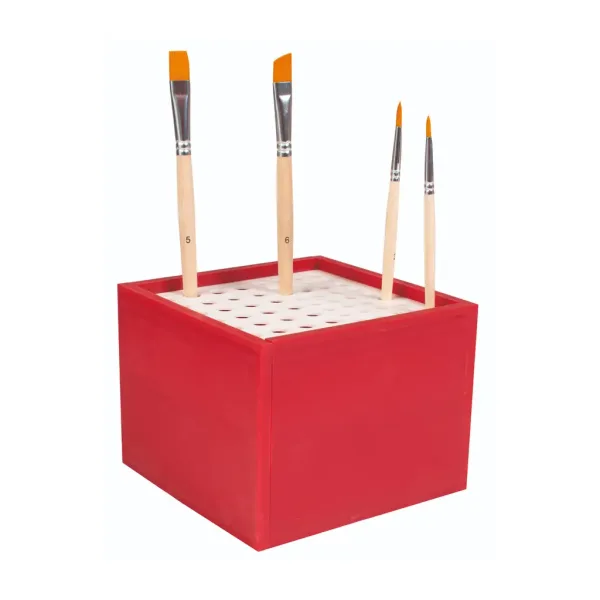PlayBox: Cutie pentru pensule cu 64 de locuri, 13x13x10 cm. imaginea 2