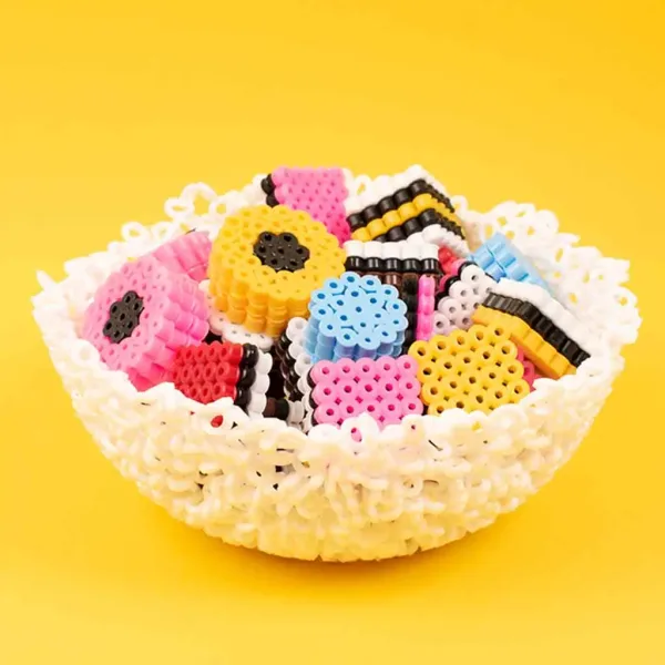 PlayBox: Mărgele MIDI de călcat de 5mm, mix de 10 culori, 20.000 bucți imaginea 2