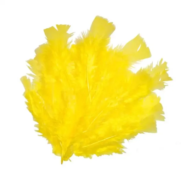 PlayBox: Pene de curcan galbene pentru decor, set de 48 bucăți imaginea 1