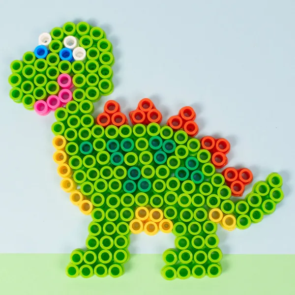 PlayBox: Placă de bază mare XL pentru mărgele termoadezive cu dinozauri, 1 bucată imaginea 3