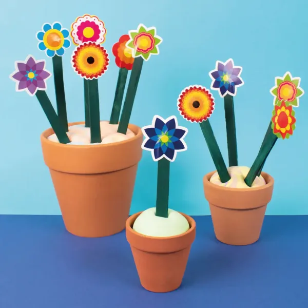 PlayBox: Rulou de stickere cu flori, 450 de bucăți imaginea 2