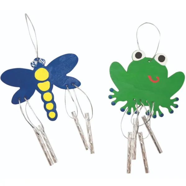 PlayBox: Set DIY de clopoței de vânt cu animale, 12 piese imaginea 2