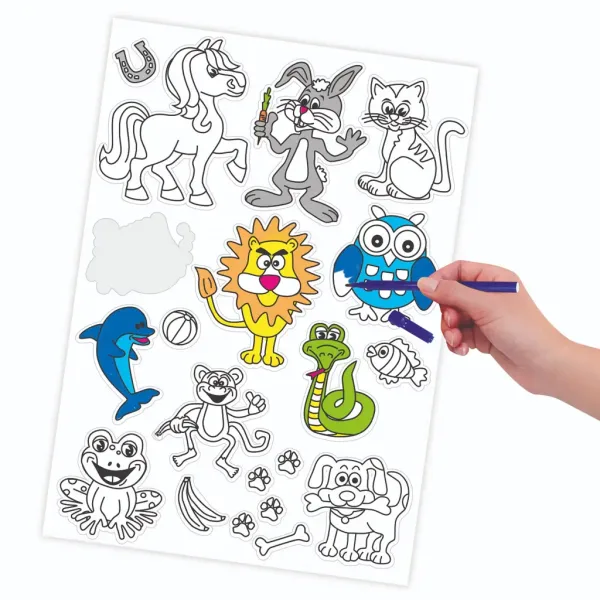 PlayBox: Set de 160 de autocolante colorabile imaginea 3