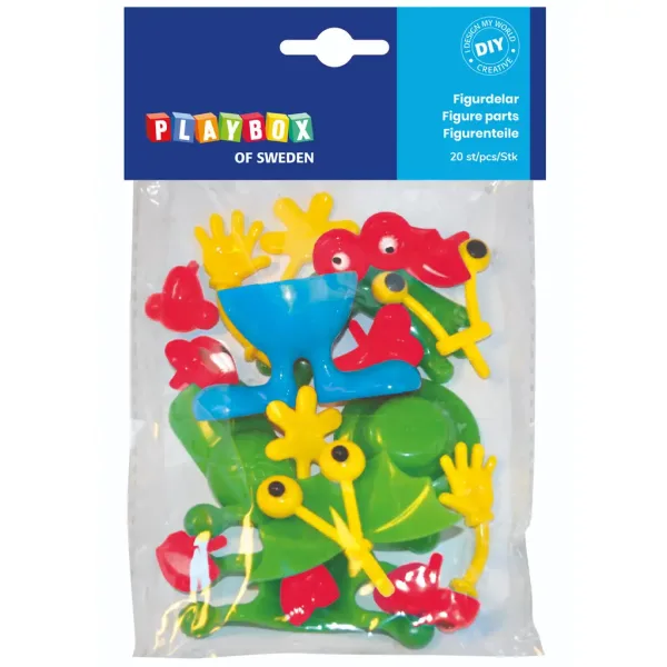 PlayBox: Set de 20 de piese cu părți ale corpului figurinelor imaginea 1