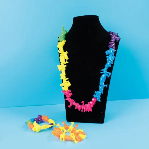 PlayBox: Set de mărgele colorate cu animale de diferite culori, pachet de 250 de bucăți. imaginea 3