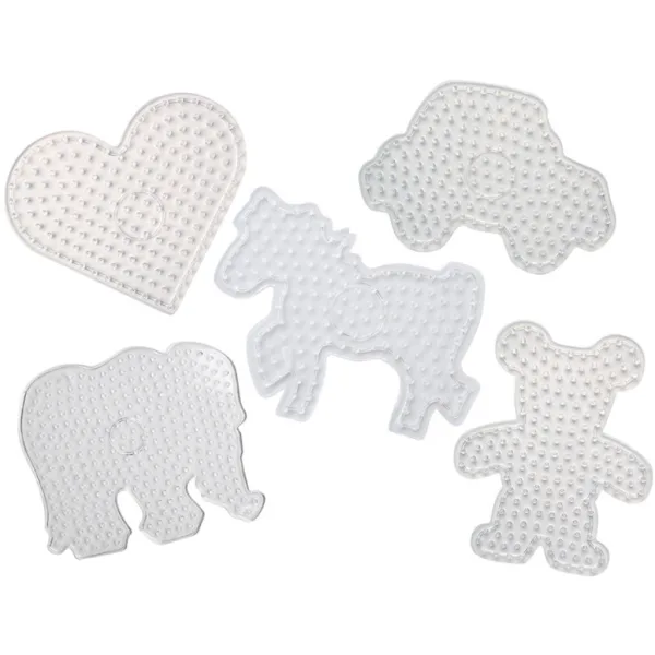 PlayBox: Set de plăci XL pentru mărgele termoadezive - 5 bucăți, forme asortate imaginea 1