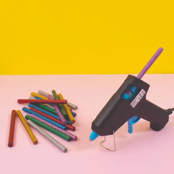 PlayBox: Set de rezerve pentru pistol de lipit cu sclipici, 18 bucăți, 7mm imaginea 2