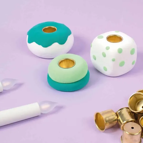 PlayBox: Suport pentru lumânări din cupru cu diametru de 21mm, pachet de 25 bucăți imaginea 3