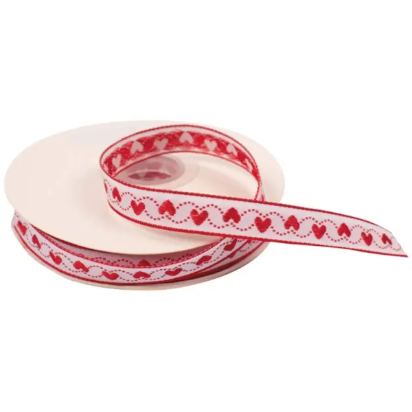 Playbox: Bandă decorativă cu inimioare 12mm 20m imaginea 1