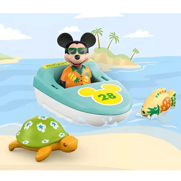 Playmobil: 1.2.3 & Disney: Mickey se plimbă cu barca (71417) imaginea 2