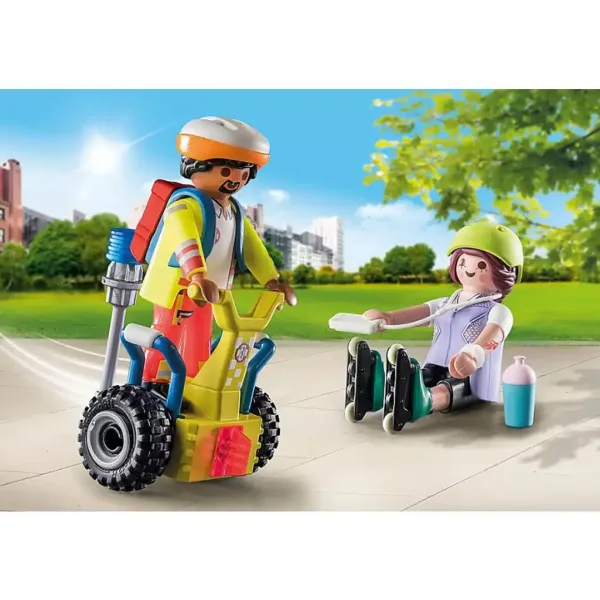 Playmobil: Starter Pack - Misiune de salvare cu Segway (71257) imaginea 3