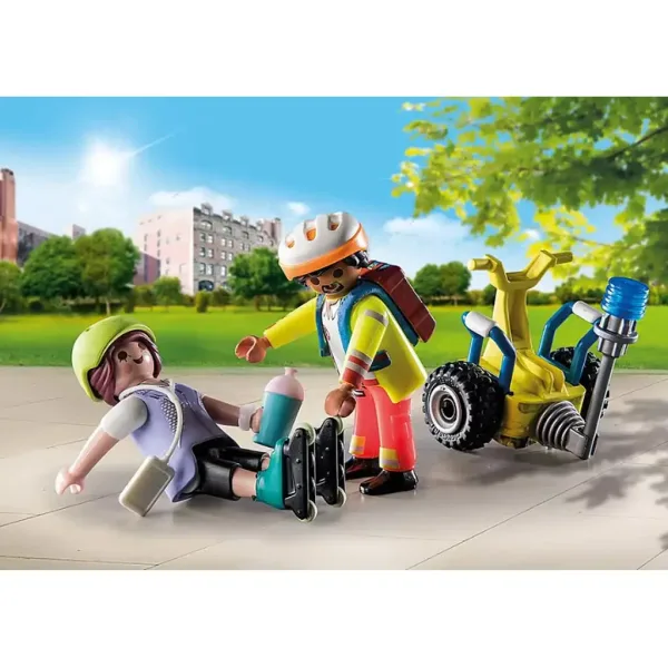 Playmobil: Starter Pack - Misiune de salvare cu Segway (71257) imaginea 4