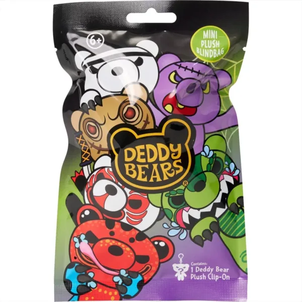 Pluș clip-on surpriză Deddy Bear, seria 5 - diferite modele, 1 buc. imaginea 2