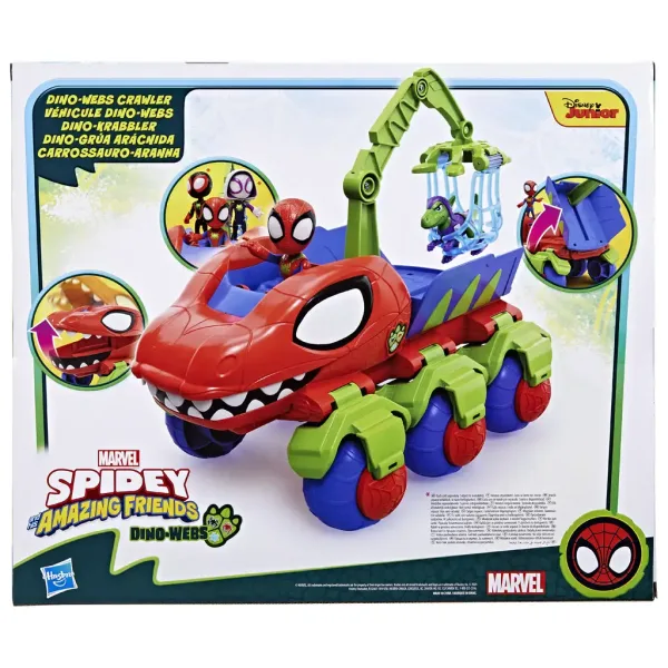 Póki și prietenii săi minunați: Mașina Crawler cu figurinele Póki și Raptor - Hasbro imaginea 4