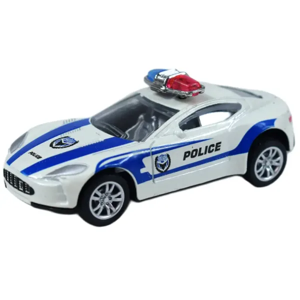 Police Cars: Set de mașini de poliție din metal în diferite variante 1/50 1db imaginea 8